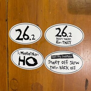 Marathon and Half-Marathon Magnets